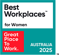 Great Place to Work for women logo