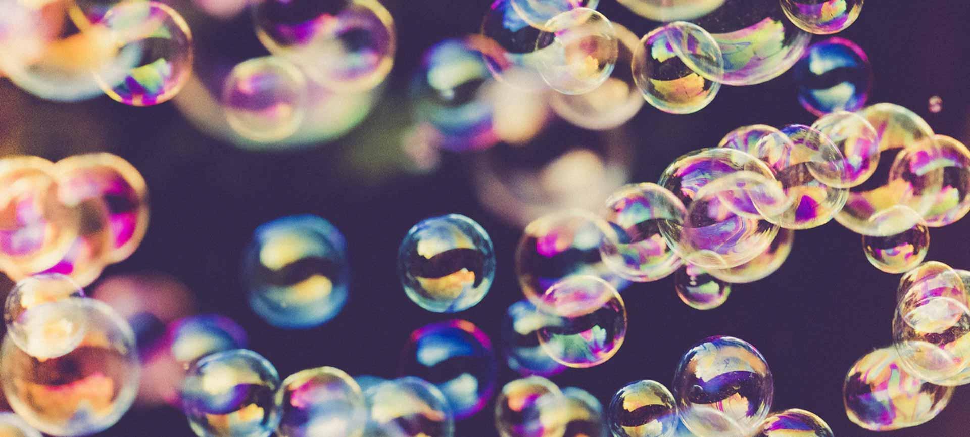 soap bubbles