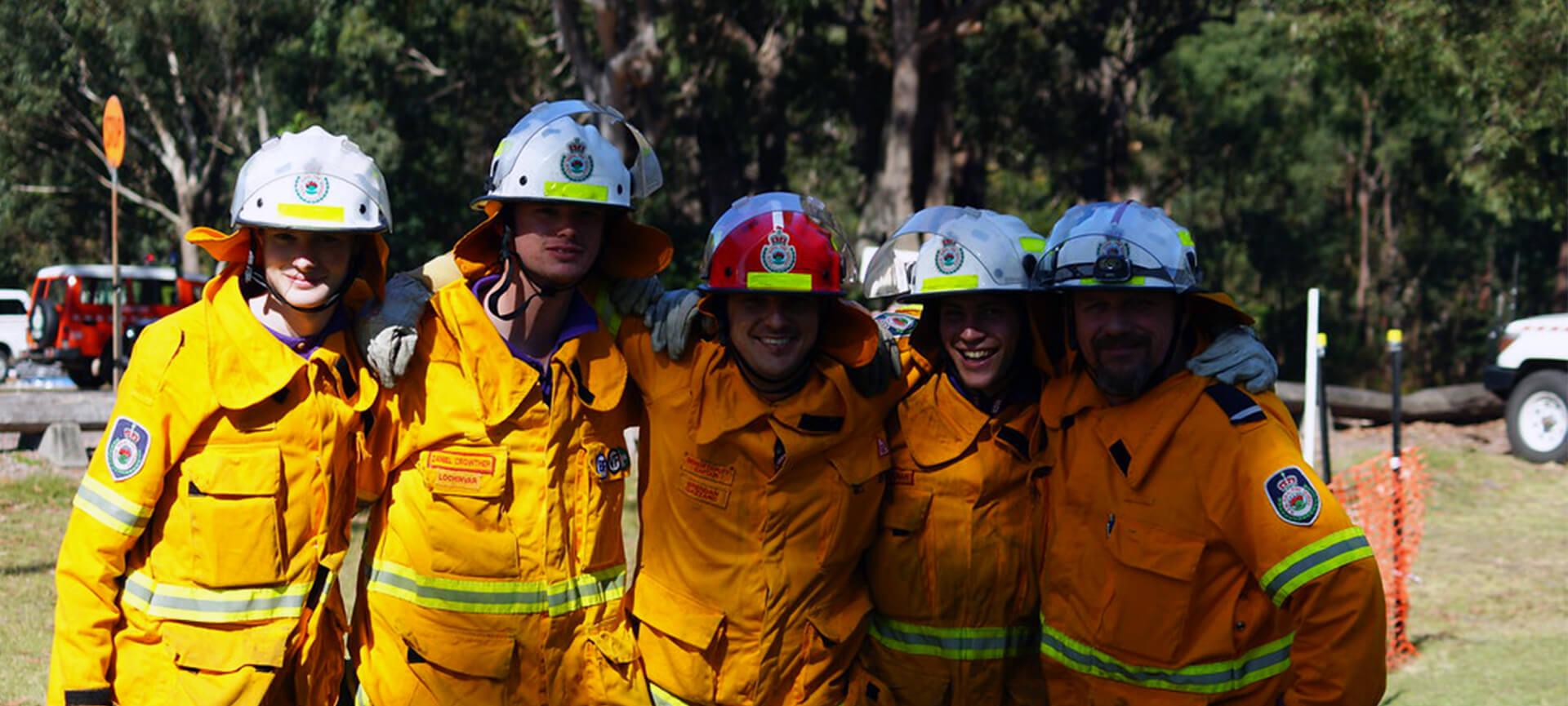 Volunteer firefighters