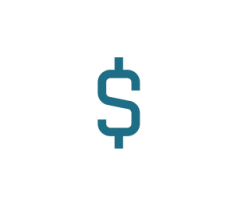 Connected Future icon showing dollar sign