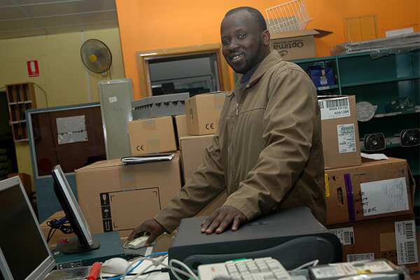 Thomas building a computer for Green PC