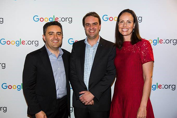 David with Jason & Jacqueline from Google