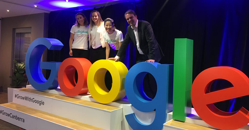 Digital Springboard at a Grow with Google event