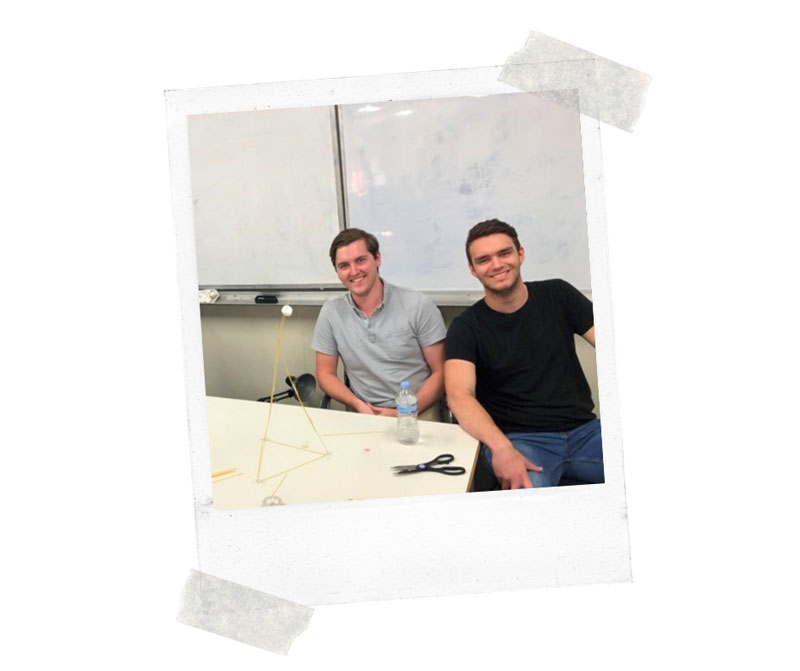 Tech Ready students Robbie and Holden Tech Ready students Robbie and Holden
