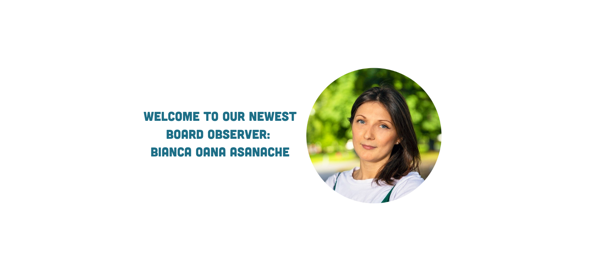Bianca Oana Asanache Infoxchange's Newest Board Observer