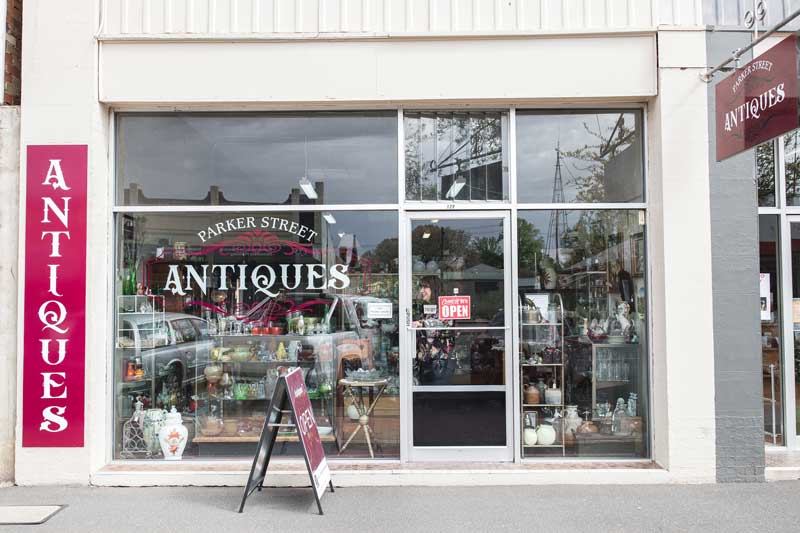 Parker Street Antiques shop