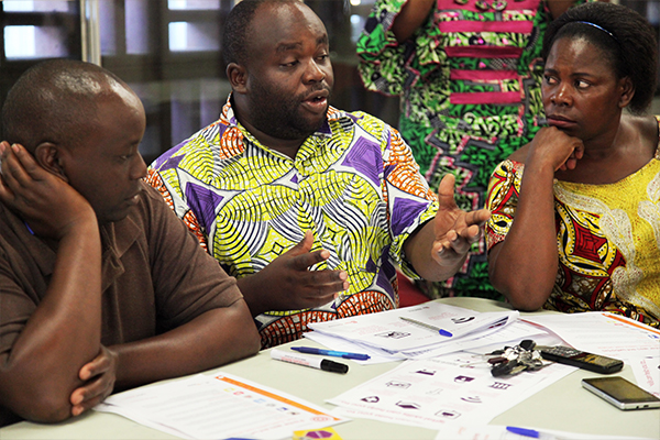 Participants at refugee workshop Darwin