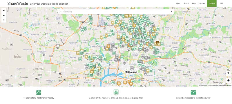 Share Waste map