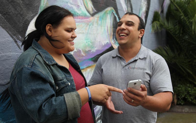 Simon Vallone during his time working as Ask Izzy Aboriginal project officer