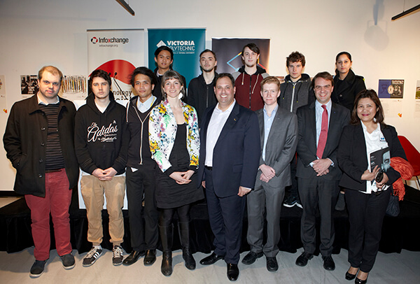 Philip Dalidakis with whole Youth IT group at VU